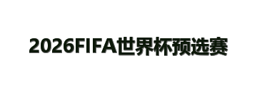 2026FIFA世界杯预选赛